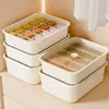 Caja organizadora para ropa interior, calcetines y panties, organizador de armario a prueba de polvo y humedad, caja organizadora compartimentada para uso doméstico