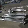 Transportador de Tornillo Personalizado en U de Cemento Acero Inoxidable Acero al Carbono Tubular sin Eje para Material Granular