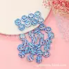 Direto da fábrica 12mm contas de vidro pintadas à mão ao redor de manchas de seda artesanal multicolorido gotas de óleo de vidro acessórios para joias DIY