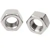 Porca Hexagonal de Aço Inoxidável 304 Parafuso Porca Porca Parafuso Cabeça Hexagonal Externa Tampa de Parafuso M4M5M6M8M10-M18