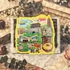 Ímã de Geladeira de Acrílico da Cidade de Jingzhou Hubei Enshi Ponto Turístico Atrações Turísticas Lembrança Criativa Cultural Presente