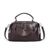 Bolso de Mano Tipo Boston de Alta Venta en Comercio Exterior para Mujer 2026 Nuevo Moda Tendencia Cuero Genuino Bolso Cruzado Bolso de Hombro para Mujer