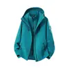 Chaqueta tres en uno Luotuo para invierno con forro polar extraíble, abrigo impermeable y transpirable para montañismo al aire libre