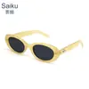 Nuevas gafas de sol de moda combinables de alta gama para conducir gafas de ojo de gato para hombres y mujeres con gafas de calle moda coreana al por mayor