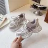 Sapatos Femininos 2026 Novo Estilo Quente Primavera/Outono Tênis Esportivos de Malha Infantil Menina Corrida Respirável Casual Sapatos de Pai