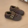 Sapatos Birkenstock com Solado Grosso, Aumento Interno de Altura, Forrados com Lã, Cobertura Total para Mulheres, Novidade 2025, Cor de Inverno Blocada, Botas de Neve, Sapatos de Algodão Plush