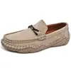 Comércio exterior tamanho grande casual respirável camada superior couro de porco sola macia sapatos feitos à mão