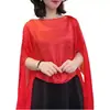 Nuevo Chal de Punto Estilo Hada para Verano, Abrigo Transpirable de Color Sólido, Chal de Moda para Vacaciones, Bufanda Decorativa de Seda para Mujeres