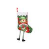 Meias de Natal de pelúcia transfronteiriças novas Criativo Cartoon Impresso Natal Decorações para casa Saco de presente