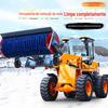 Grande varredora de neve tipo pá carregadeira equipamento de limpeza de neve em estradas e remoção de neve em estradas cabeça de limpeza de neve com escova rotativa varredora de neve de empilhadeira
