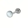 Lip nail ear bone nail de venta caliente europea y americana Opal color mágico joyería de perforación comercio electrónico transfronterizo fábrica venta al por mayor en línea