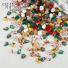 Mini Decoraciones Lindas Mixtas de Dibujos Animados para Uñas Versátil Navidad Gato DIY Resina Funda de Teléfono Accesorios para Uñas