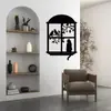 Br918 Mundo Fuera de la Ventana Gato Pájaro Simple Ins Autoadhesivos Pegatinas de Pared Dormitorio Estudio Dormitorio Pegatinas Decorativas