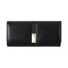 Talian 2025 Nueva Cartera Larga de Alto Valor para Mujer con Cremallera Simple Plegable Cartera Larga Cartera