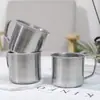 R163 taza de acero metálico taza pequeña taza de acero 7cm taza de agua taza de té taza de vino suministro de un yuan