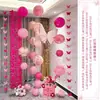 Decoración de Sala de Estar para Boda, Set de Arreglo de Habitación de Boda, Faroles de Cascada, Dormitorio de la Novia, Bata de Boda, Fondo para Fotos