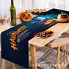 Camino de mesa transfronterizo, Adornos de calabaza de Halloween, Mantel de alta gama, Decoración innovadora para el hogar interior, Banderas personalizadas