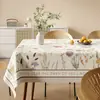 Mantel retro americano, impermeable, a prueba de aceite, lavable, nuevo modelo 2025, lujo ligero, sensación de alta gama, mantel de comedor, mantel para mesa de café resistente al calor