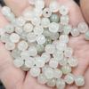 Tianshan Cui cuentas antiguas cuentas de jade cuentas verdes flores flotantes Lutong pulsera collar accesorios cuentas de jade hechas a mano