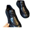 Zapatos de Cuero Cómodos de Punta Redonda Beijiang Wolf Zapatos de Hombre de Moda Combinables Zapatos de Cuero de Suela Blanda Zapatos de Caballero de Cuero para Hombre Nuevos de Otoño Zapatos de Negocios