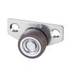Rueda de 1.0 pulgada 1.2 pulgadas para cajón de bandeja de muebles, rueda lateral, silenciosa, direccional, de Tpr, rueda de goma blanda