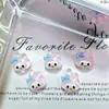 Accesorios de arte para uñas Sanrio My Melody de moda, esmalte de uñas de dibujos animados Kuromi transparente como el hielo y decoraciones para fundas de teléfono de resina