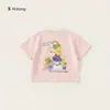 Bangxuan Huzhou Zhili Roupa Infantil Meninos Manga Curta Verão Nova Estampada Estilosa Camiseta Infantil Versátil Roupas de Bebê