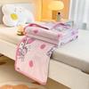 Manta de Velour de Leche de Clase A con Dibujos Animados, Forrada de Felpa, Amigable con la Piel y Delicada, Manta de Velour para Aire Acondicionado, Manta Pequeña para Bebé, Manta para Siesta y Ocio
