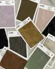 Tarjeta de Muestra de Color de Tela A4 Colorida Etiqueta Colgante Borde Plegado Doble Pliegue Hoja Plegada Hueco Con LOGOTIPO de la Empresa Tarjeta de Color Textil