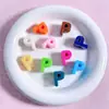 Miçangas de Letra Única, Miçangas de Letra Acrílicas com Furo Grande Acessórios, Pulseira Feita à Mão DIY, Decoração de Corrente de Celular