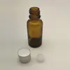 Em Estoque Frasco de Óleo Essencial Marrom 50ml Frasco de Vidro Marrom à Prova de Luz Frasco Vazio Frasco Dispensador de Amostra Cosmética de Alto Padrão