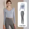 Roupas de Yoga Tops para Mulheres 2026 Novo Conjunto Esportivo Fitness Profissional Treinamento de Corrida Tamanho Grande Pilates Conjunto de Duas Peças