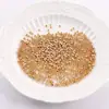 Las cuentas de posicionamiento multicolor de 2 mm a 3 mm se pueden aplanar para pulseras y collares hechos a mano para bricolaje, se usan para posicionar, terminar y fijar cuentas como accesorios de joyería.