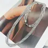 Colar Empilhável Simples de Múltiplas Camadas Moda Versátil Corrente de Clavícula Temperamento Estilo Frio Nicho Colar de Personalidade Atacado