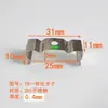 Luminária Três Provas Montada no Teto Tubo Único Fixador Cartão D Encaixe de Mola Cartão Sanxiong Cartão Integrado de Aço Inoxidável Tubo Duplo