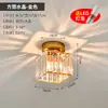 Jiaoying Nórdico Pasillo Vestíbulo Entrada Cristal de Gama Alta Escalera Balcón Cromo Bauhaus Lámpara de Techo Hierro Otro