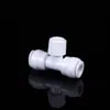 Purificación de agua Medio 2 puntos dientes exteriores, 2 lados 2 puntos tubo 3 puntos Tubo conexión rápida T purificador de agua purificador de agua conector rápido