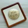 Moeda de Ouro Puro 999 Estilo Shuibei, Peça de Ouro Excêntrica de Celebridade da Internet, Presente de Dia dos Namorados para Namorada, Lembrança