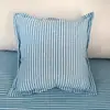 Cojín Sencillo para Sofá de Sala de Estar Cojín para Respaldo de Sofá Cojín para Mesita de Noche de Dormitorio Funda de Cojín de Algodón y Lino Engrosada Funda de Cojín Lumbar Viento Otro