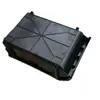 Suministro fábrica de electrónica caja diagonal de plástico pp antiestática caja para piezas caja diagonal de plástico caja de clasificación de materiales