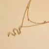Joyería Transfronteriza Europea y Americana Verano Simple Playa Doble Capa Cadena de Cuentas Cadena de Cintura con Forma de Serpiente Sexy Chica Caliente Cinturón de Bikini