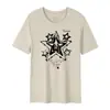 [Personalização Profissional] Camiseta Masculina de Manga Curta 100% Algodão Longo de Xinjiang Contagem 50 Impressa com Máquina de Impressão Direta da Marca Brother Importada