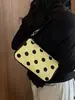 Bolso de axila coreano de nicho transfronterizo para mujer, nuevo y elegante bolso de mano de lunares para el día a día, bolso de hombro y cruzado de alto valor