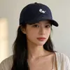 Chapéu Bordado Desenho Animado para Mulheres com Grande Circunferência da Cabeça, Boné de Baseball Emagrecedor, Chapéu Casual de Sol para Uso Externo