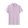Camisa Polo Masculina com Adesivo Contínuo, Uniforme de Golfe Transfronteiriço, Roupas de Golfe com Proteção UV, Logotipo Personalizado
