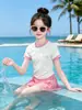 Traje de baño para niñas, Nuevo modelo Verano 2026, Hermoso traje de baño de dos piezas para niños, Traje de baño de alta gama para niñas mayores