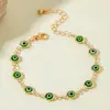 Accesorios Pulsera de Ojo del Diablo Bohemia con Cuentas Pulsera Elástica Personalizada Ojo Pulsera de Buena Suerte de Año Nuevo al por Mayor