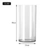 Novo Balde de Acrílico Transparente para Flores, Balde para Arranjo de Flores, Balde Redondo para Despertar, Loja de Flores, Vaso para Casa, Anti-queda