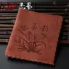 Pano de Prato Kung Fu, Pano Espesso Absorvente para Conjunto de Chá, Toalha de Mesa para Chá, Pano de Limpeza Estilo Zen, Acessórios para Mesa de Chá