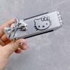 Nuevo Dibujo Animado Sanrio Peine Plegable Portátil con Airbag Gato Kitty Espejo de Maquillaje Portátil Peine con Espejo Integrado Venta al por Mayor